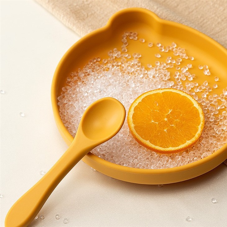 Custom Silicone Cartoon Baby Dinner Plate